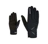 Ziener Urso GTX INF Gants de Ski de Fond, Nordique, Crosscountry, Coupe-Vent, Respirant, Moulants, Noirs, Taille 5,5