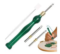 Ziennhu Aiguille de punch | Outil de stylo à crochet - Aiguille de poinçon pour feutre - Pour feutre, travaux manuels, tissage, fête, vêtements, tissu et coussin brodé
