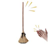 Ziennhu Balai Flottant Halloween | Balai Dansant Effrayant Flottant avec Bruits Fantomatiques pour Fête | Décorations Halloween pour Terrasse Porche Jardin et Pelouse Fête Escape Game