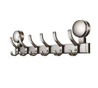 Ziennhu Cintre à vêtements avec - Porte-serviettes mural | Support multifonction 6 crochets | Crochet pour manteau, chapeau, serviette, sac, peignoir | Organisateur de chambre de cuisine