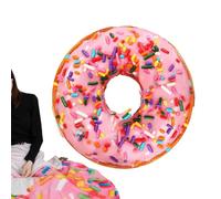 Ziennhu Couverture alimentaire - Flanelle douce double face - Pizza, biscuits, beignets enveloppants chauds et colorés idées cadeaux table cuisine petit déjeuner sucré