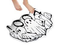 Ziennhu de Salle de Bain Halloween - de Douche Absorbant Non Glissant 35x23 Pouces | Tampon de Sol lavé Doux pour la sécurité des Personnes âgées et, Protection de la Maison, de Bain