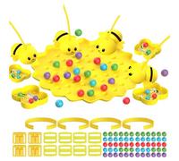 Ziennhu Jeu d'abeilles magnétique pour table, jouet éducatif interactif pour garçons et filles pour la maison, l'école, la crèche et développer des compétences
