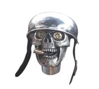 Ziennhu Pommeau De Levier Dee Vitesses Crâne - Accessoire Universel Pour Voiture | Design Tête Des Mort En Résine | Bouton Remplacement Décoratif Style Custom Tuning Auto