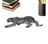 Ziennhu Statuette de guépard - Décoration sculpturale de léopard, pour table, bibliothèque, salon ou chambre