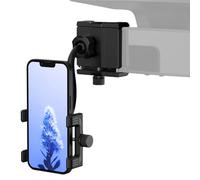 Ziennhu Support de téléphone pour voiture : support pivotant réglable avec pinces doubles | Rétroviseur de téléphone miroir | Support de support de clip pour moto d