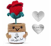 ZIENZENGYA Cadeau d'anniversaire pour elle, cadeau « Ich liebe Dich » pour femme, porte-bonheur de poche, cadeau pour homme, cadeau de partenaire pour petite amie, petit ami, cadeau de Saint-Valentin