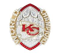ZIERVIA Bague de champion de football - Kansas Mahomes 15 - Cadeau commémoratif for les fans(2023-2024,8#)