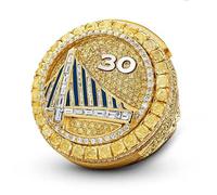 ZIERVIA Curry Championship Ring - Édition collector fabriquée à la main for les fans de Golden State, cadeau souvenir for hommes et garçons(10#)