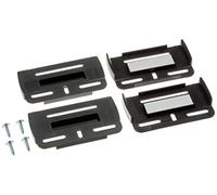 Zietech support de plaque d'immatriculation avec simple fix-couleur: noir-contenu: lot de 2