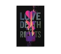 ZIEYDBEYDF Poster de série télévisée Love, Death & Robots - Impression sur toile - Décoration murale moderne pour chambre à coucher - 30 x 45 cm