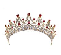 ZIFENGXUAN Diadème pour femme en cristal - Accessoire pour cheveux - Couronne de princesse pour anniversaire (CRO942), 1 Count (Pack of 1)