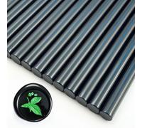 Zifospy Lot de 26 Bâtonnets de Cire à Sceller 7mm pour Pistolet à Colle - Scellage Élégant pour Invitations de Mariage, Cartes de Vœux, Bouteilles de Vin et Projets DIY(Noir）