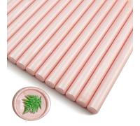 Zifospy Lot de 26 Bâtonnets de Cire à Sceller 7mm pour Pistolet à Colle - Scellage Élégant pour Invitations de Mariage, Cartes de Vœux, Bouteilles de Vin et Projets DIY(Tapioca）