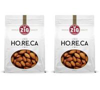 ZIG - HORECA - Amandes décortiquées grillées sans sel 1 kg (Lot de 2)