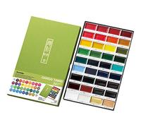 Zig Kuretake Gansai Tambi Lot de 36 Couleurs Assorties Multicolore