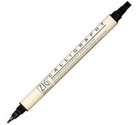 Zig Memory System Lot de 2 marqueurs de calligraphie Noir pur