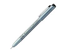 Zig Millennium 03 Pure Noir 0,35 mm Ligne fine Line Artist Fineliner Stylo à dessin Scrapbooking Artisanat imperméable sans acide Photo sans danger à la lumière sans odeur étanche Kuretake (lot de 1)