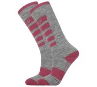 ZIG ZAG - Kid's Znow Ski Sock 2-Pack - Chaussettes de ski - EU 25-28 - red violet
