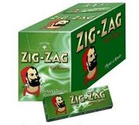 Zig Zag Vert Taille standard Coupe d'angle à rouler - Boîte de 100 carnets par Trendz