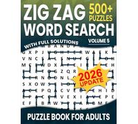 Zig Zag Word Search: Over 500+ Puzzles Word Search Zig Zag for Adults ,Unique and Challenging Word Search Variation for all Ages | Volume 5 |