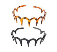 Zig Zags Headband, 2Pcs Serre Tete Zig Zags, Bandeaux ZigZags En Forme
