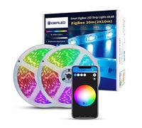 ZigBee 20m Smart LED Strip Lights Dimmable RGB Kit Fonctionne avec Hub Bridge,Hub pour APP Control Light Strip,Fonctionne directement avec Echo Plus pour Alexa Voice Control