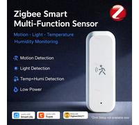 Zigbee 3.0 10G MmWave capteur de mouvement PIR humain avec moniteur d'éclairement de température et d'humidité prise en charge Tuya vie intelligente Zigbee2MQT type5 For Tuya