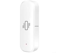 Zigbee 3.0 Capteur de vibrations avec détection G-Sensor pour surveillance intelligente des portes et fenêtres, sensibilité réglable, alertes en temps réel, faible puissance CR2450 (ZG-103ZL)