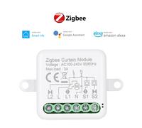 Zigbee 3.0 Mini relais intelligent commutateur WiFi 1 voie bricolage Module de commutateur de lumière intelligente application Smart Life Compatible avec Alexa et la maison