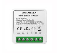 ZigBee 3.0 Smart Switch 16A Mini Smart Switch Wifi Module Switch Compatible with Alexa and Google Home Assistant (ZigBee,1/One)