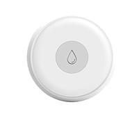 ZigBee Capteur de Perdité D'eau, Détecteur D'inondation D'eau ZigBee, APP Tuya et Smart Life, Petit et Rond
