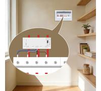 Zigbee Compteur d'énergie intelligent 3.0 triphasé 63 A, transmission de données en temps réel en HA, moniteur de puissance bidirectionnel de haute précision ± 1 %, compatible avec Homey et Home