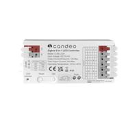 ZigBee Contrôleur de bande LED compatible avec Home Assistant, Hubitat, Philips Hue et autres concentrateurs - 5 en 1 pour bandes LED RGBWW, RGBW, RGB, CCT et 1 couleur