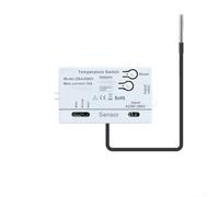 Zigbee Contrôleur de température avec longue sonde de câble pour chauffage AC85-265 V Moniteur de sol écloserie piscine spa 86 x 46 mm (B)
