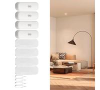 Zigbee Lot de 4 hygromètres d'intérieur sans fil avec surveillance précise du climat et alertes d'applications pour maison intelligente