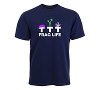 Ziggy Tee Frag Life - T-shirt Reef Keeper, bleu marine, L