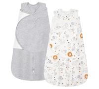 ZIGJOY Gigoteuse D'emmaillotage Bebe 0-6 Mois, Tog 1 Couverture Emmaillotage Bébé 100% Coton Swaddle