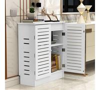 ZIGTUEI Armoire De Rangement pour Routeur WiFi, Armoire De Rangement De Bureau, Boîte Cache Routeur, Étagère De Routeur Debout, pour Mettre Le Matériel Internet(80x70x30cm/31.5x27.6x11.8in)