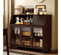 ZIGTUEI Buffet Cuisine, Meuble Haut Cuisine avec 1 Tiroirs, Grande Capacité, pour Salon, Meuble Buffet pour Salon, Salle À Manger