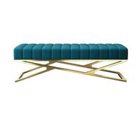 ZIGUIhsou-11 Banc de lit Magasin de vêtements vestiaire vestiaire canapé Banc Moderne Simple Banc Chambre Chevet Banc(Blue,150 * 40 * 40cm)