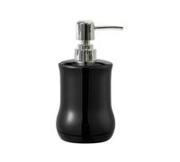 ZIGUIhsou-11 Distributeur de Savon Distributeur de Savon à Vaisselle en céramique, Distributeur for Les Mains, Salle Bains avec Pompe, Bouteilles épaisse 410ML/13.8oz(Noir)