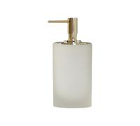 ZIGUIhsou-11 Distributeur de Savon Distributeur de Savon en résine 300 ML avec Pompe for Salle Bain, Gel Douche, shampoing(Blanc)