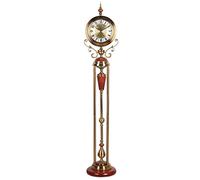 ZIGUIhsou-11 Horloge de Sol Horloge de Bureau silencieuse rétro, Colonne Romaine, Pendule en résine
