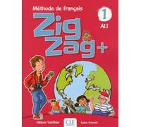 Zigzag + Niveau 1 élève + CD Audio Livre de l'élève avec 1 CD audio - Hélène Vanthier - Cle International - Livre CD - Méthode de langue CD