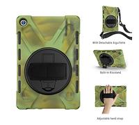 ZiHang Coque Antichoc pour Huawei Mediapad M5 10.8, Housse de Protection Robuste à Rotation avec Béquille Bandoulière Réglable, pour Huawei Mediapad M5 10.8 (Camouflage)