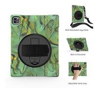 ZiHang Coque Antichoc pour iPad Pro 12.9 2018/2020, Housse de Protection Robuste à Rotation avec Béquille Bandoulière Réglable, pour iPad Pro 12.9 2018/2020 (Camouflage)