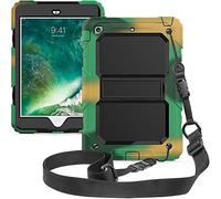 ZiHang Coque pour iPad Mini 1/2 / 3 - Coque Rigide, Protection Anti-Choc avec Support Intégré et Bandoulière Amovible Compatible iPad Mini 1/2 / 3 (Camouflage)