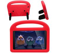 ZiHang Enfants Coque pour Amazon Fire HD 8 2018/2017 / 2016, Durable, en Mousse EVA Enfants Proof Poignée de Transport Antichoc Housse Construit dans Béquille pour Amazon Fire HD 8 (Rouge)