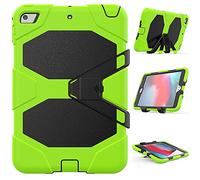 ZiHang Étui Compatible avec iPad Mini 4 / Mini 5, Coque de Protection avec 3 Couches Blindage Épaisses Résistant aux Chocs, Robuste avec Support pour iPad Mini 4 / Mini 5 (Vert)